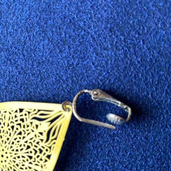 ALOHA Earrings - Victorian Filigree Clip On Earrings for Women - Picture 2 of 2